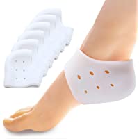 Sumiwish Cojín de talón- cojín de talón de gel- soporte de talón para fascitis plantar- almohadillas de protección de…